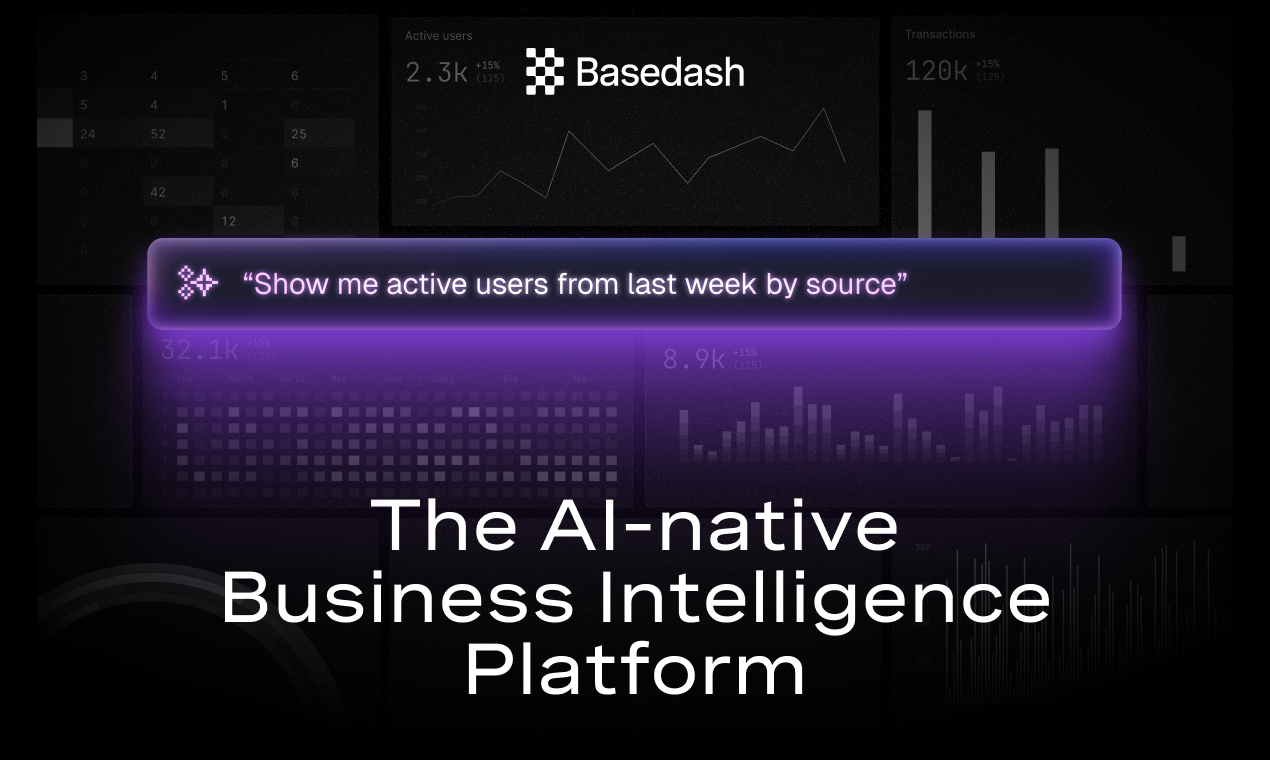 Introducing Basedash: The AI-native BI platform built for today’s teams